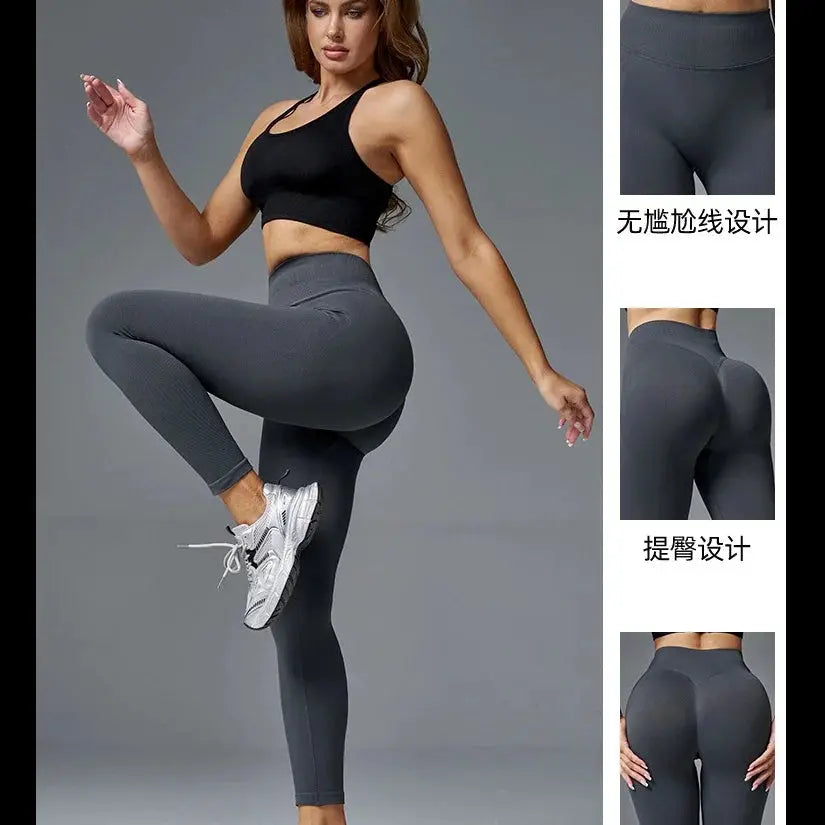 1DF-0LO 1YNE-0GO  Athletic leggings for women seamless butt-lifting Leggings  Impact Leggings  yoga  Solid-colored pants luxecrown.co.uk