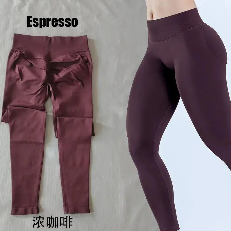 1DF-0LO 1YNE-0GO  Athletic leggings for women seamless butt-lifting Leggings  Impact Leggings  yoga  Solid-colored pants luxecrown.co.uk