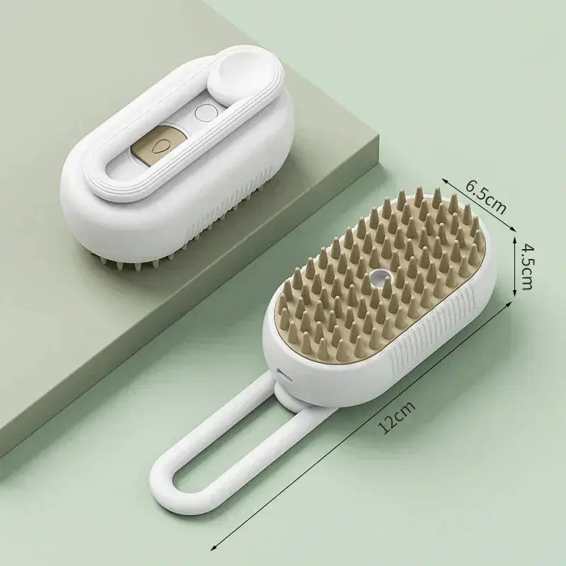 1~2pcs Steamy Pet Grooming Brush, 3-in-1 Spray Massage Dog Cat Comb, Loose Hair & Tangled Fur Removal luxecrown.co.uk