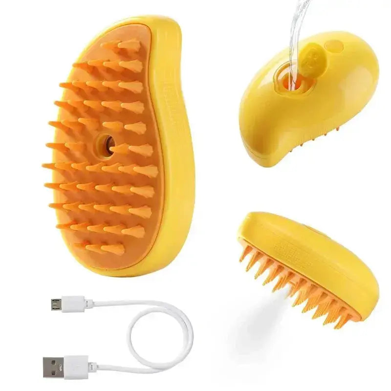 1~2pcs Steamy Pet Grooming Brush, 3-in-1 Spray Massage Dog Cat Comb, Loose Hair & Tangled Fur Removal luxecrown.co.uk