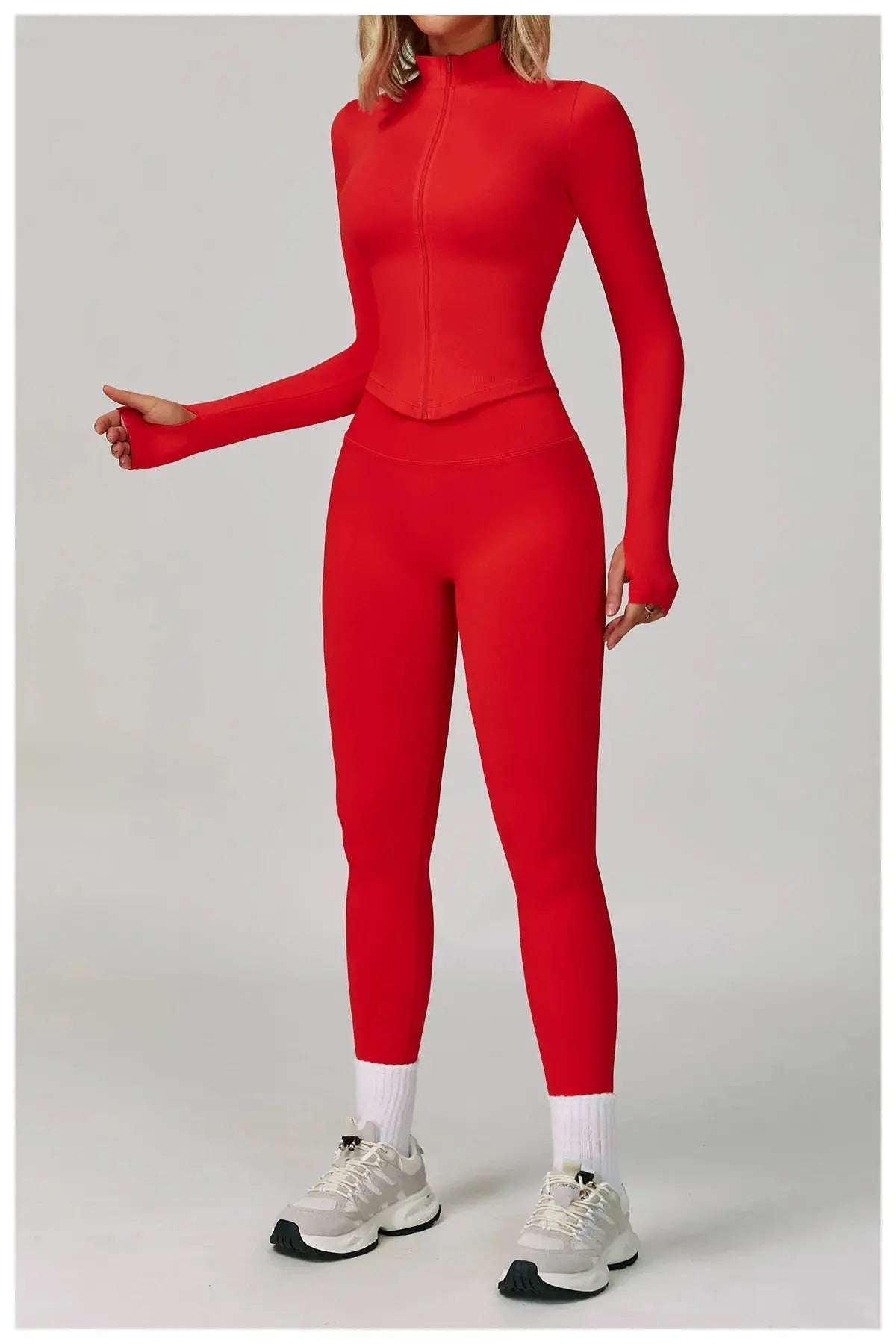 2/3PCS Yoga Suit Sports Set Women Tracksuit Gym Set Seamless Running Workout Set Push Up Long Sleeve Sports Jacket Yoga Clothing luxecrown.co.uk