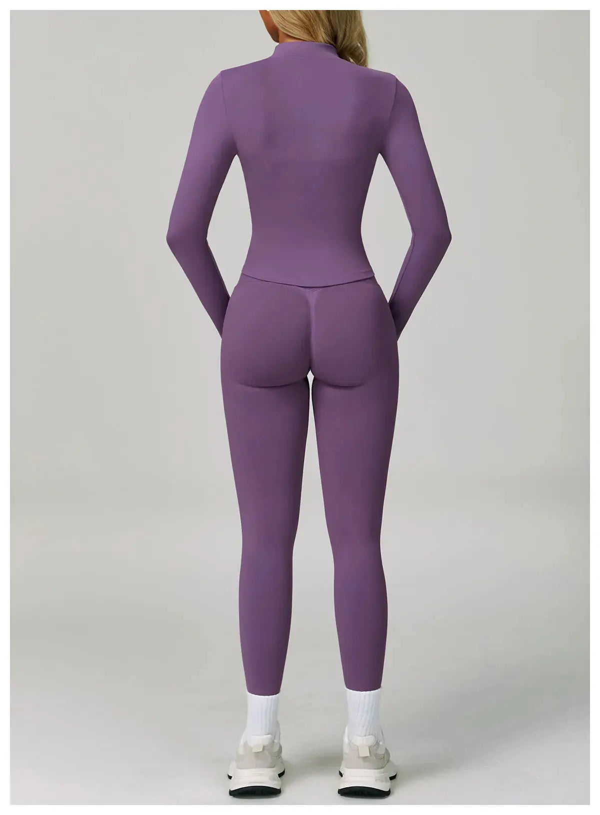 2/3PCS Yoga Suit Sports Set Women Tracksuit Gym Set Seamless Running Workout Set Push Up Long Sleeve Sports Jacket Yoga Clothing luxecrown.co.uk