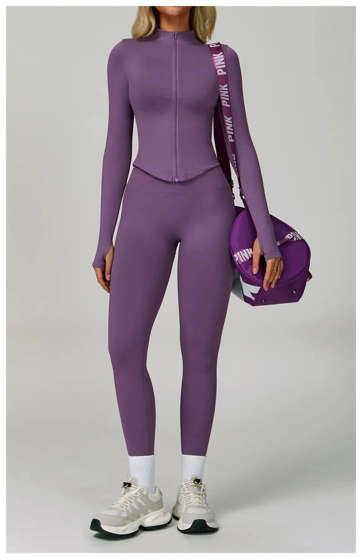 2/3PCS Yoga Suit Sports Set Women Tracksuit Gym Set Seamless Running Workout Set Push Up Long Sleeve Sports Jacket Yoga Clothing luxecrown.co.uk