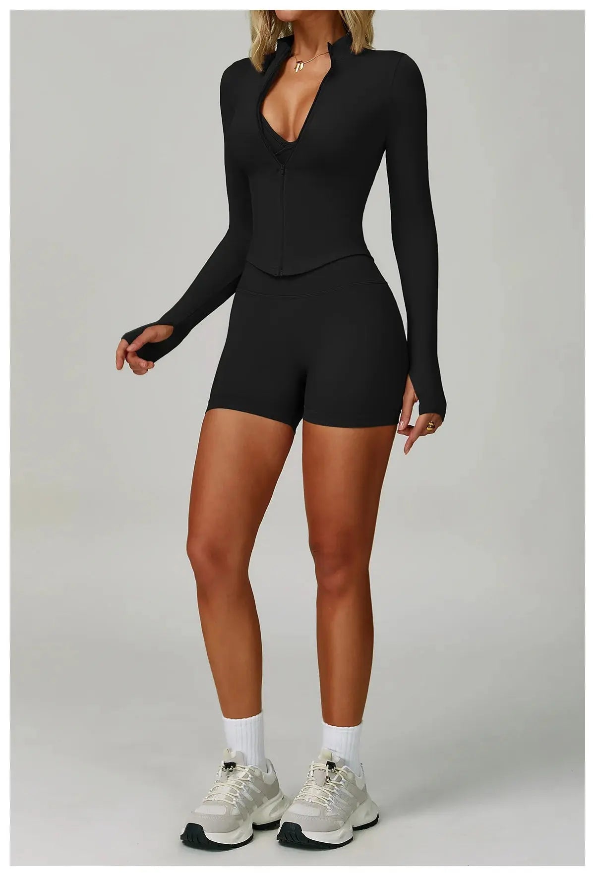 2/3PCS Yoga Suit Sports Set Women Tracksuit Gym Set Seamless Running Workout Set Push Up Long Sleeve Sports Jacket Yoga Clothing luxecrown.co.uk