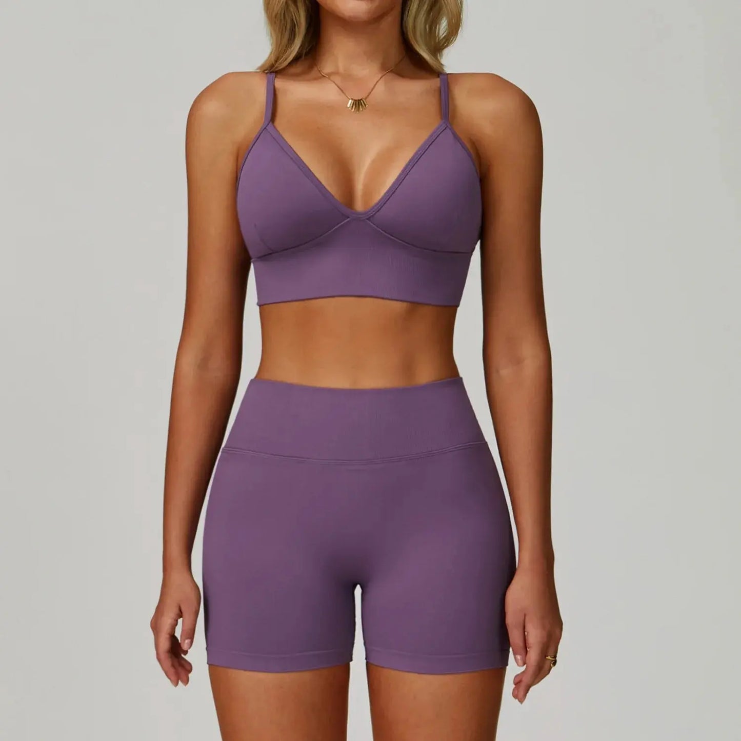 2/3PCS Yoga Suit Sports Set Women Tracksuit Gym Set Seamless Running Workout Set Push Up Long Sleeve Sports Jacket Yoga Clothing luxecrown.co.uk