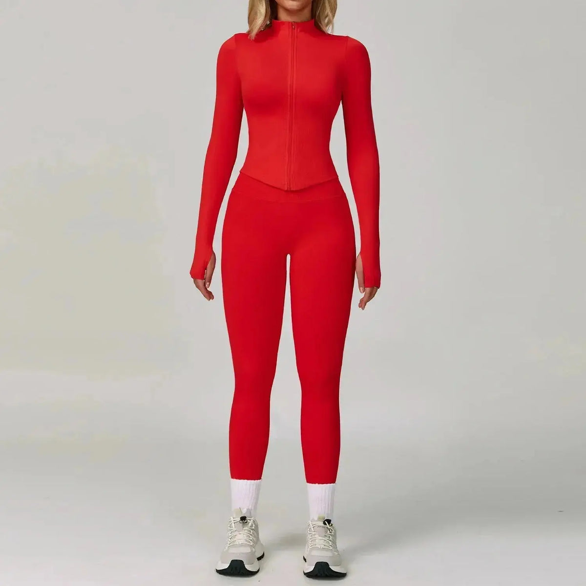 2/3PCS Yoga Suit Sports Set Women Tracksuit Gym Set Seamless Running Workout Set Push Up Long Sleeve Sports Jacket Yoga Clothing luxecrown.co.uk