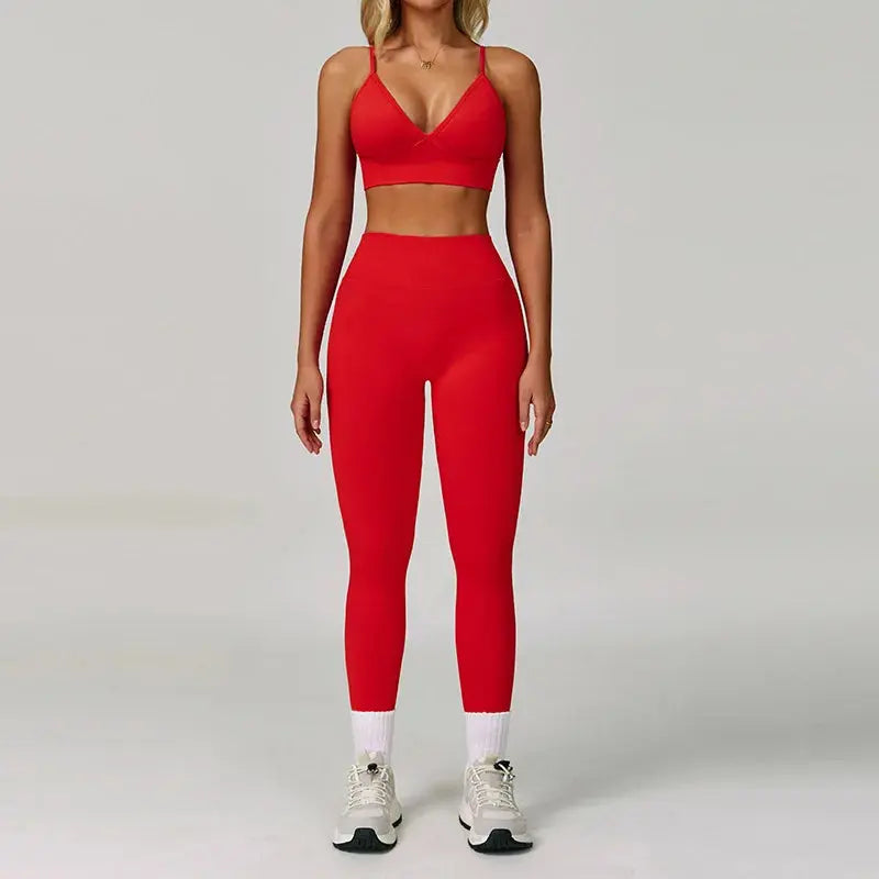 2/3PCS Yoga Suit Sports Set Women Tracksuit Gym Set Seamless Running Workout Set Push Up Long Sleeve Sports Jacket Yoga Clothing luxecrown.co.uk