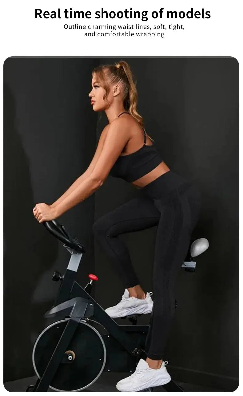 2 Pieces Women's Tracksuit Seamless Yoga Set Workout Sportswear Gym Clothing High Waist Leggings Fitness Sports Suits luxecrown.co.uk