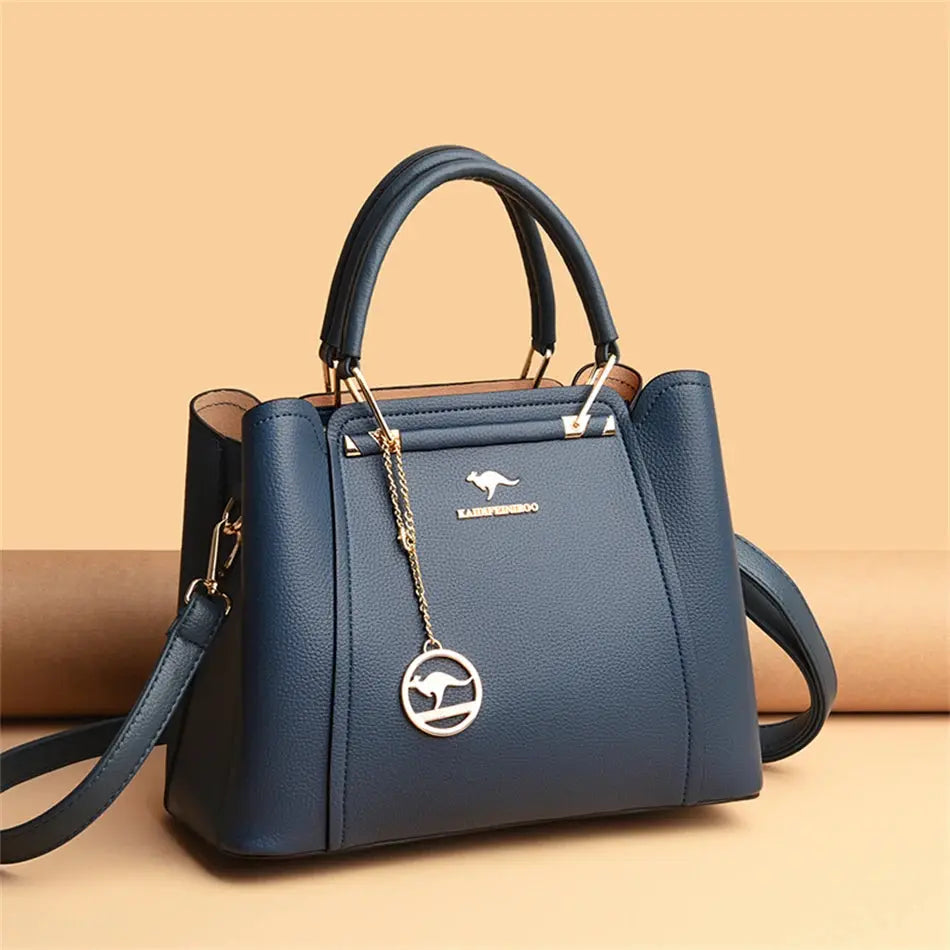 2024 Luxury Women Designer 3 Layers Shoulder Crossbody Sac Ladies Large Capacity Leather Handbags Shopper Brand Messenger Totes Streetsharks