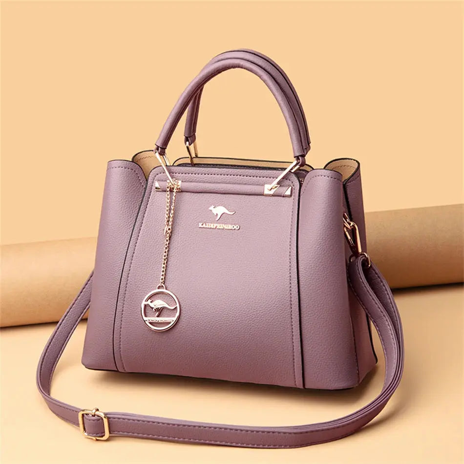 2024 Luxury Women Designer 3 Layers Shoulder Crossbody Sac Ladies Large Capacity Leather Handbags Shopper Brand Messenger Totes Streetsharks