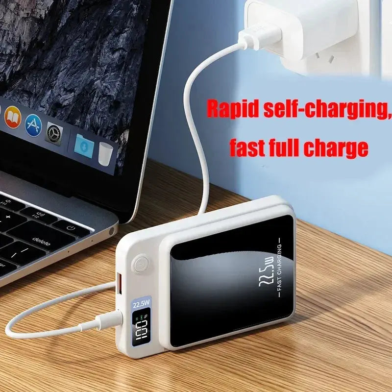 2024 New Wireless Power Bank 100000mAh  Magnetic Qi Portable Powerbank Type C Mini Fast Charger For iPhone Samsung Magsafe Streetsharks