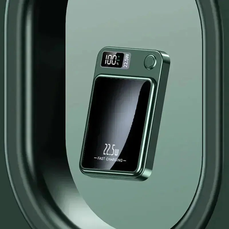 2024 New Wireless Power Bank 100000mAh  Magnetic Qi Portable Powerbank Type C Mini Fast Charger For iPhone Samsung Magsafe Streetsharks