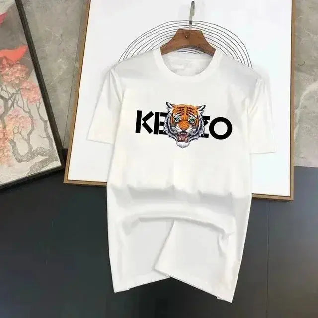 2024 Summer Men Women Cotton Tshirt Oversized Short Sleeve T Shirt Luxury Brand Print T-shirt Tops Tee Trend Streetwear Clothes Streetsharks