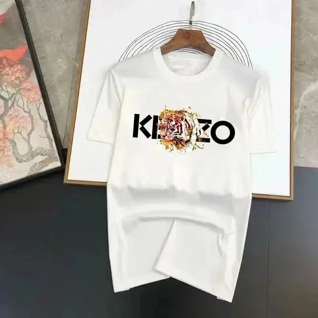 2024 Summer Men Women Cotton Tshirt Oversized Short Sleeve T Shirt Luxury Brand Print T-shirt Tops Tee Trend Streetwear Clothes Streetsharks