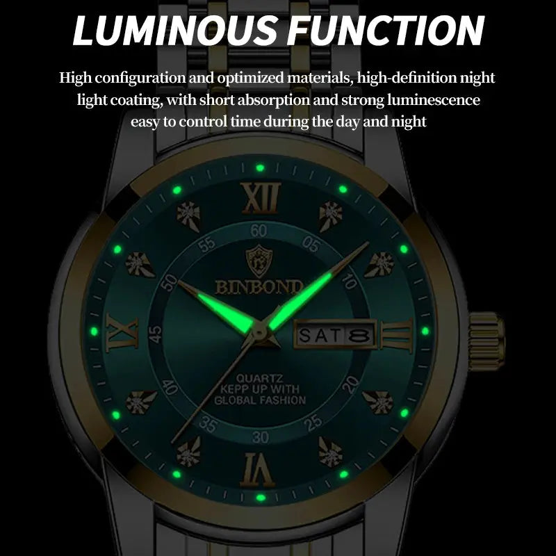 2024 Top Brand Luxury Fashion Diver Watch Men 30ATM Waterproof Date Clock Sport Watches Mens Quartz Wristwatch Relogio Masculino luxecrown.co.uk