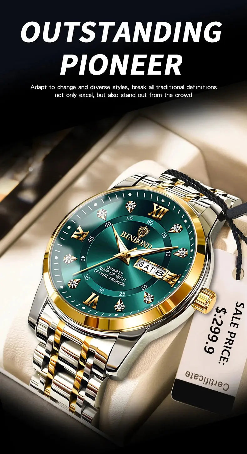 2024 Top Brand Luxury Fashion Diver Watch Men 30ATM Waterproof Date Clock Sport Watches Mens Quartz Wristwatch Relogio Masculino luxecrown.co.uk