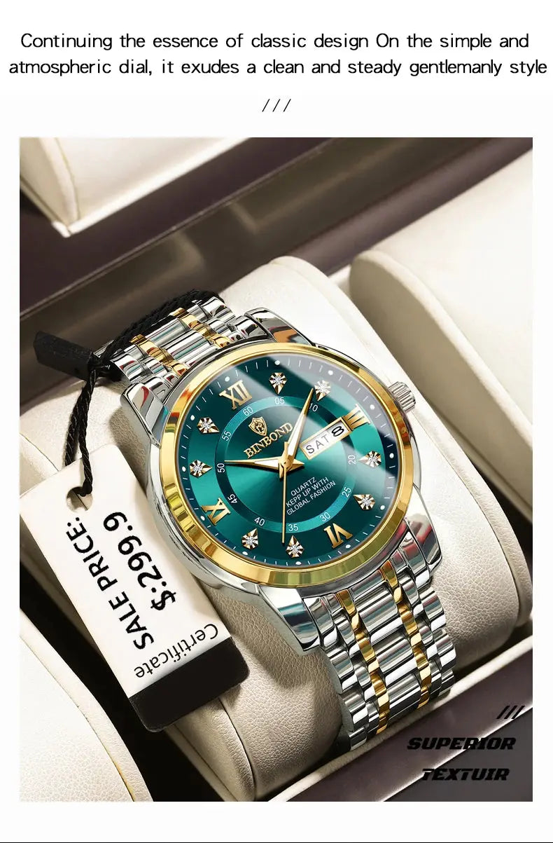 2024 Top Brand Luxury Fashion Diver Watch Men 30ATM Waterproof Date Clock Sport Watches Mens Quartz Wristwatch Relogio Masculino luxecrown.co.uk