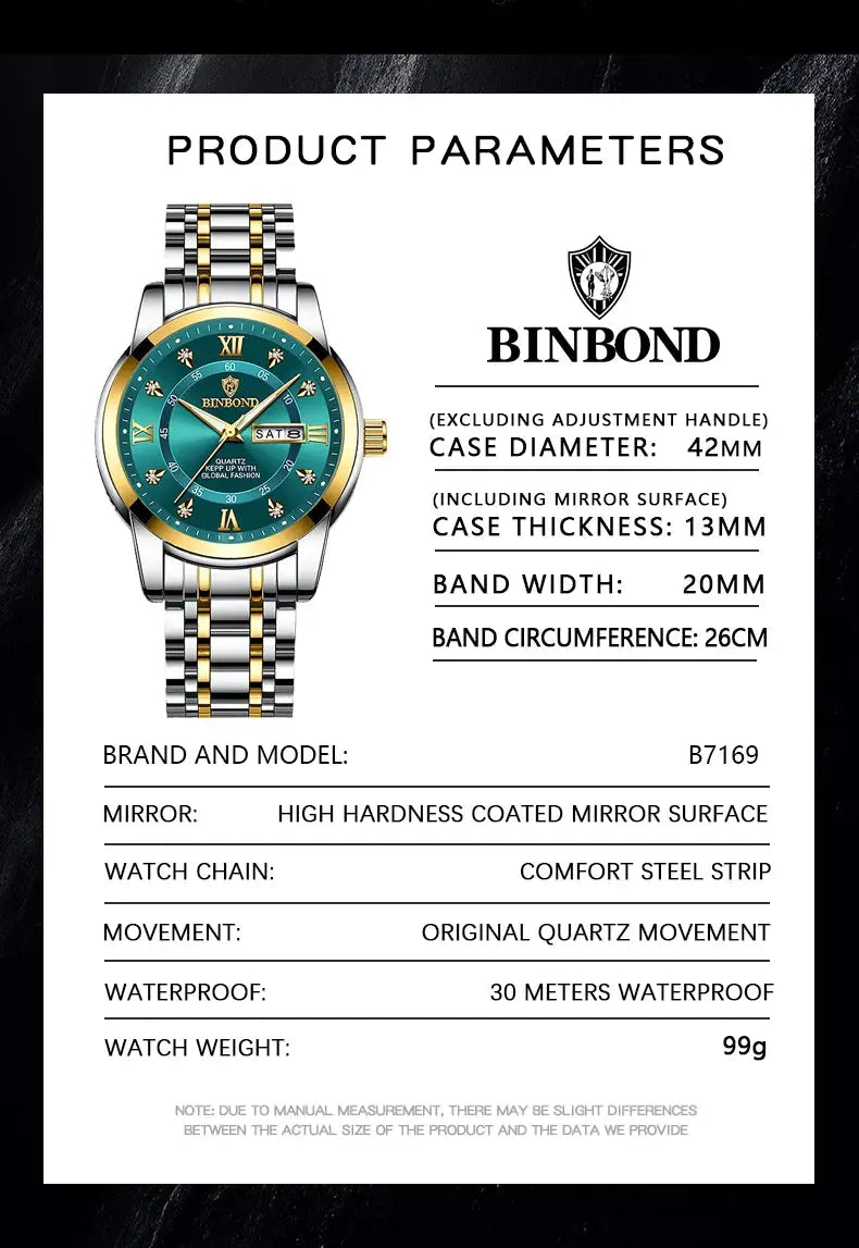 2024 Top Brand Luxury Fashion Diver Watch Men 30ATM Waterproof Date Clock Sport Watches Mens Quartz Wristwatch Relogio Masculino luxecrown.co.uk
