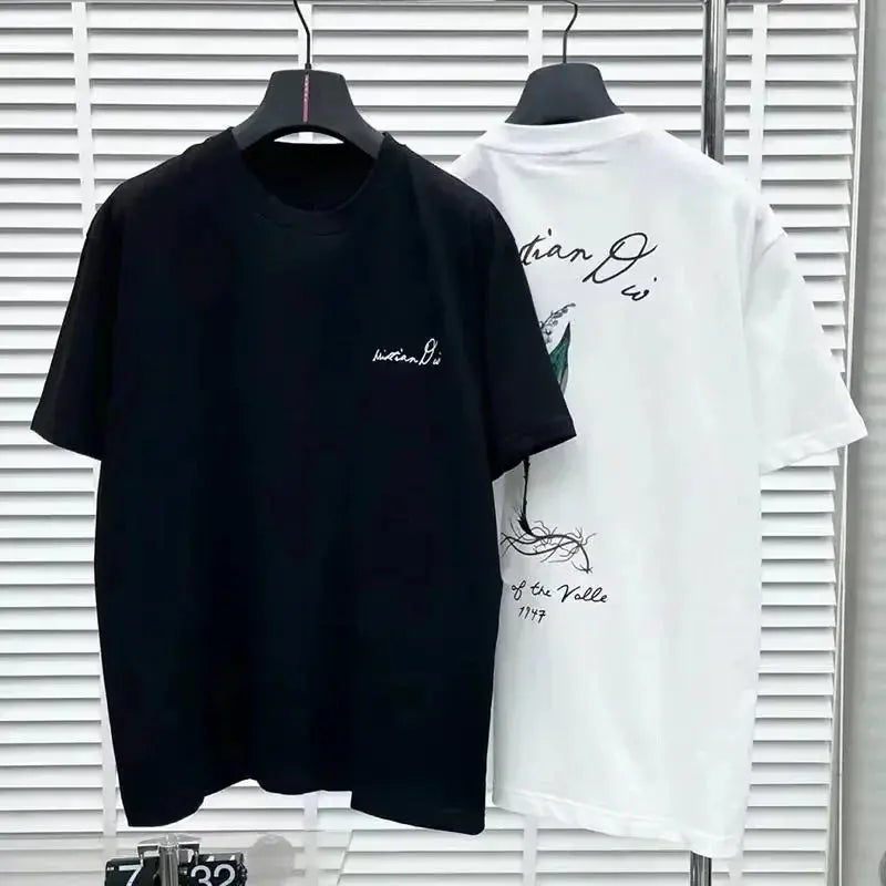 2025 Classic High Quality Men T-shirt Brand Short Sleeve Tshirt Clothing Designer Tee Luxury Women Cotton T Shirt Summer Tops Streetsharks