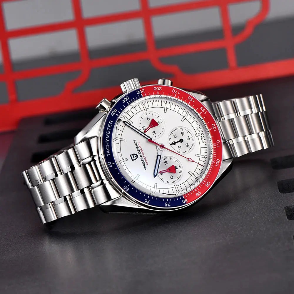 2025 New PAGANI DESIGN Moon Men's Watches Top Luxury Quartz Watch Man VK63 Chronograph Wristwatch AR Sapphire Mirror Waterproof luxecrown.co.uk