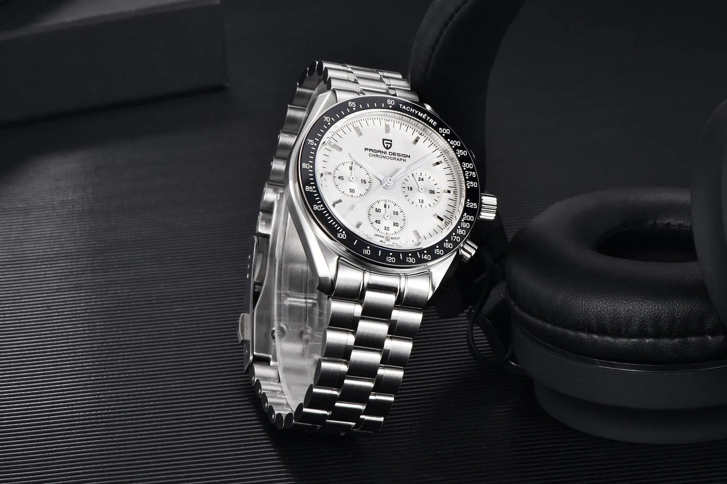 2025 New PAGANI DESIGN Moon Men's Watches Top Luxury Quartz Watch Man VK63 Chronograph Wristwatch AR Sapphire Mirror Waterproof luxecrown.co.uk