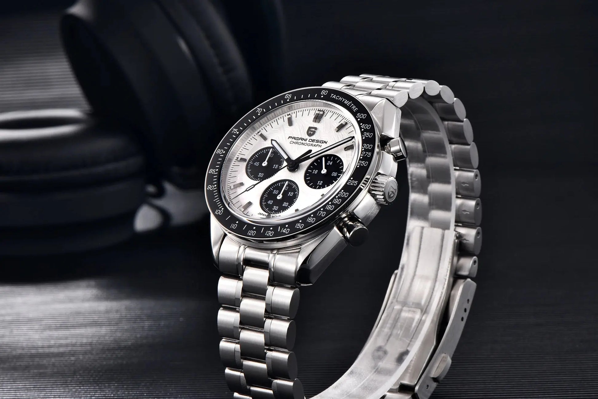 2025 New PAGANI DESIGN Moon Men's Watches Top Luxury Quartz Watch Man VK63 Chronograph Wristwatch AR Sapphire Mirror Waterproof luxecrown.co.uk