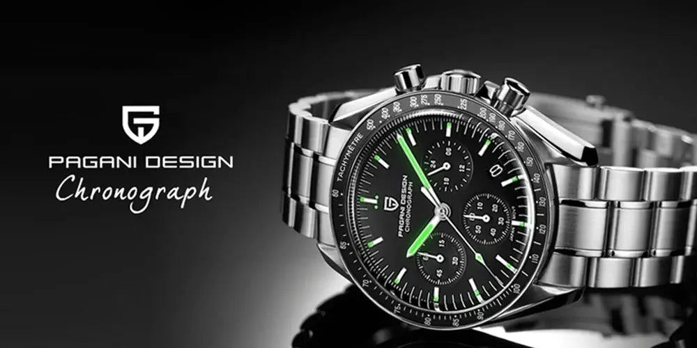 2025 New PAGANI DESIGN Moon Men's Watches Top Luxury Quartz Watch Man VK63 Chronograph Wristwatch AR Sapphire Mirror Waterproof luxecrown.co.uk