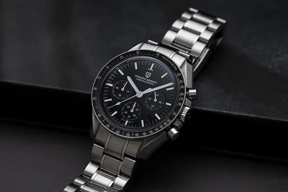 2025 New PAGANI DESIGN Moon Men's Watches Top Luxury Quartz Watch Man VK63 Chronograph Wristwatch AR Sapphire Mirror Waterproof luxecrown.co.uk