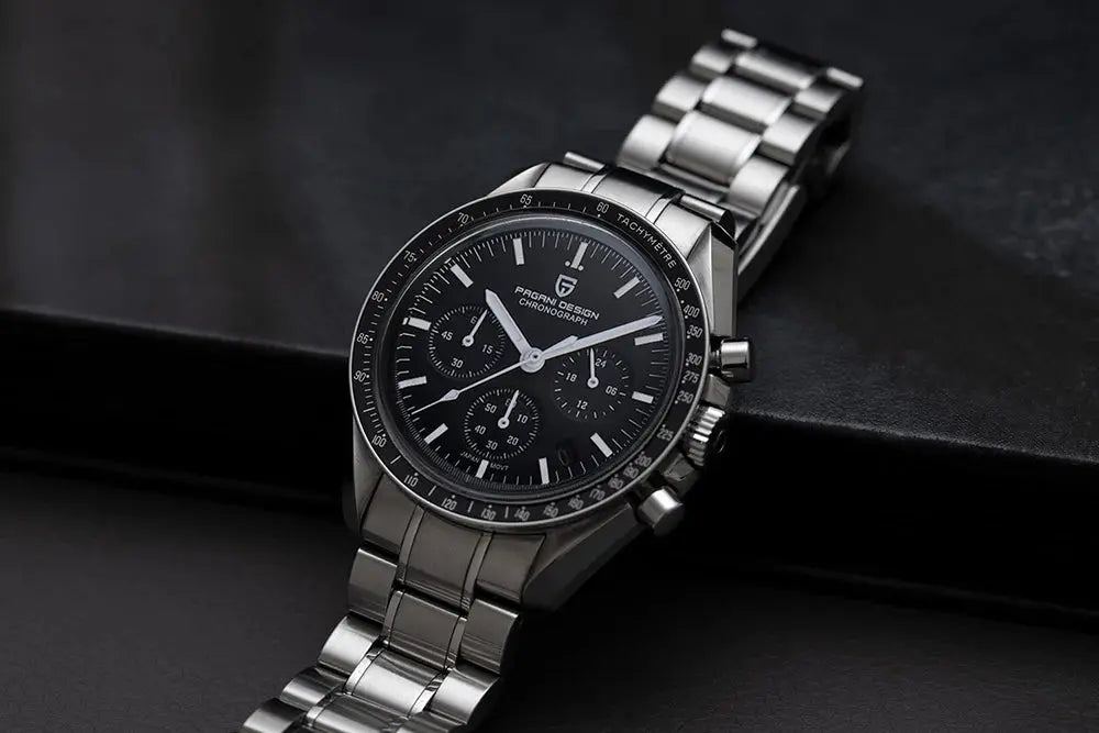 2025 New PAGANI DESIGN Moon Men's Watches Top Luxury Quartz Watch Man VK63 Chronograph Wristwatch AR Sapphire Mirror Waterproof luxecrown.co.uk