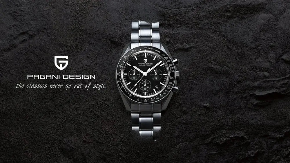 2025 New PAGANI DESIGN Moon Men's Watches Top Luxury Quartz Watch Man VK63 Chronograph Wristwatch AR Sapphire Mirror Waterproof luxecrown.co.uk