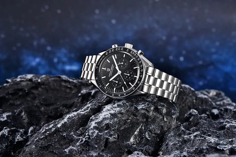 2025 New PAGANI DESIGN Moon Men's Watches Top Luxury Quartz Watch Man VK63 Chronograph Wristwatch AR Sapphire Mirror Waterproof luxecrown.co.uk