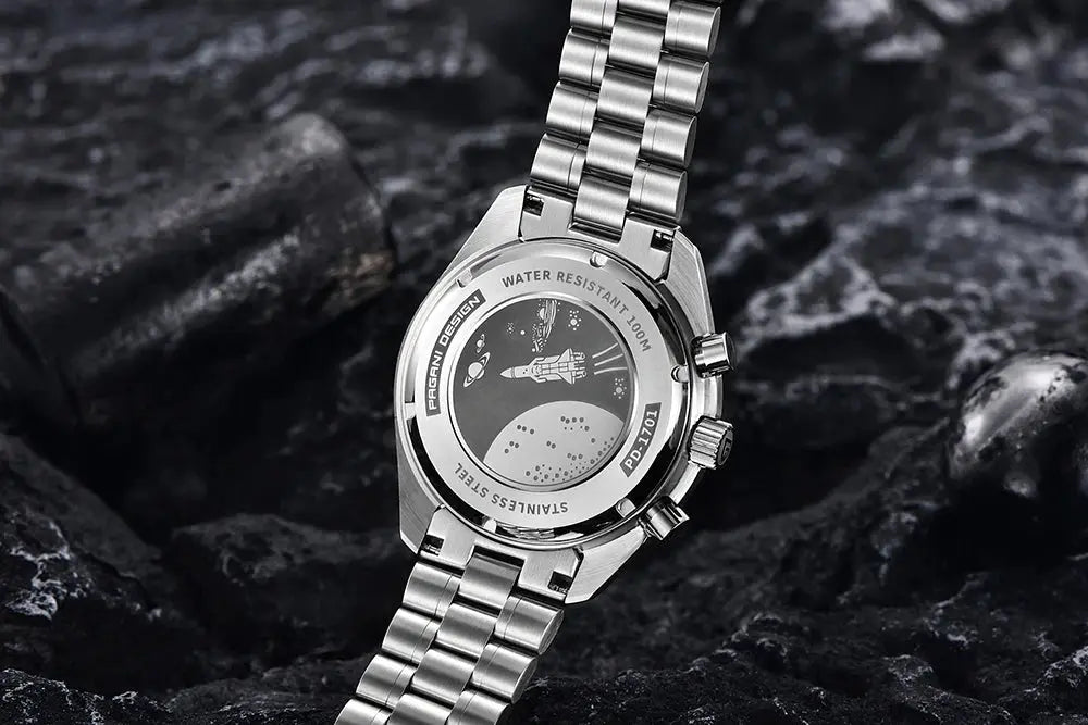 2025 New PAGANI DESIGN Moon Men's Watches Top Luxury Quartz Watch Man VK63 Chronograph Wristwatch AR Sapphire Mirror Waterproof luxecrown.co.uk