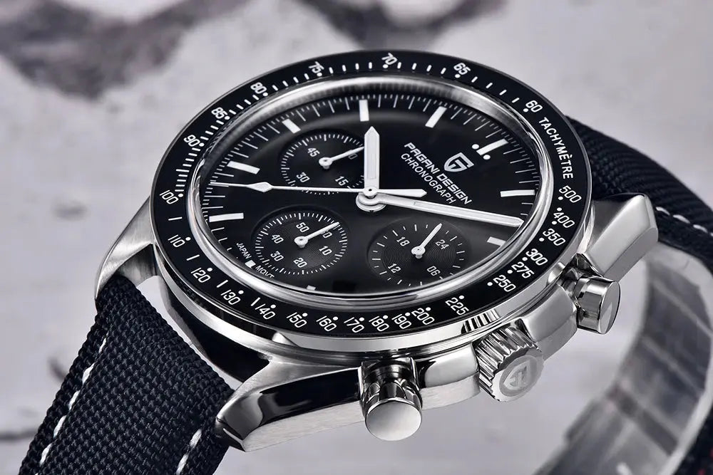2025 New PAGANI DESIGN Moon Men's Watches Top Luxury Quartz Watch Man VK63 Chronograph Wristwatch AR Sapphire Mirror Waterproof luxecrown.co.uk