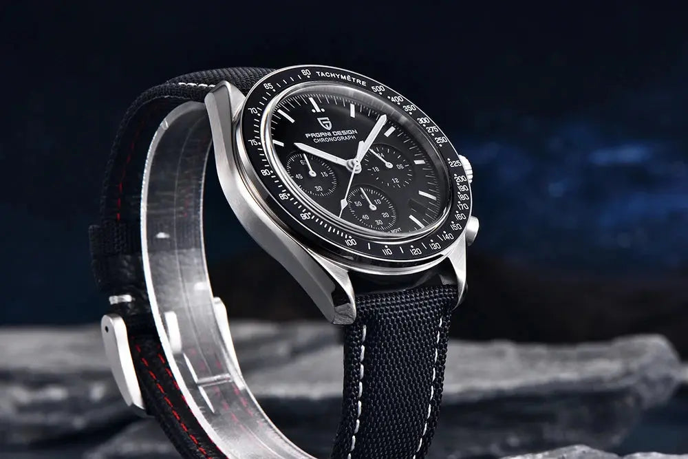 2025 New PAGANI DESIGN Moon Men's Watches Top Luxury Quartz Watch Man VK63 Chronograph Wristwatch AR Sapphire Mirror Waterproof luxecrown.co.uk