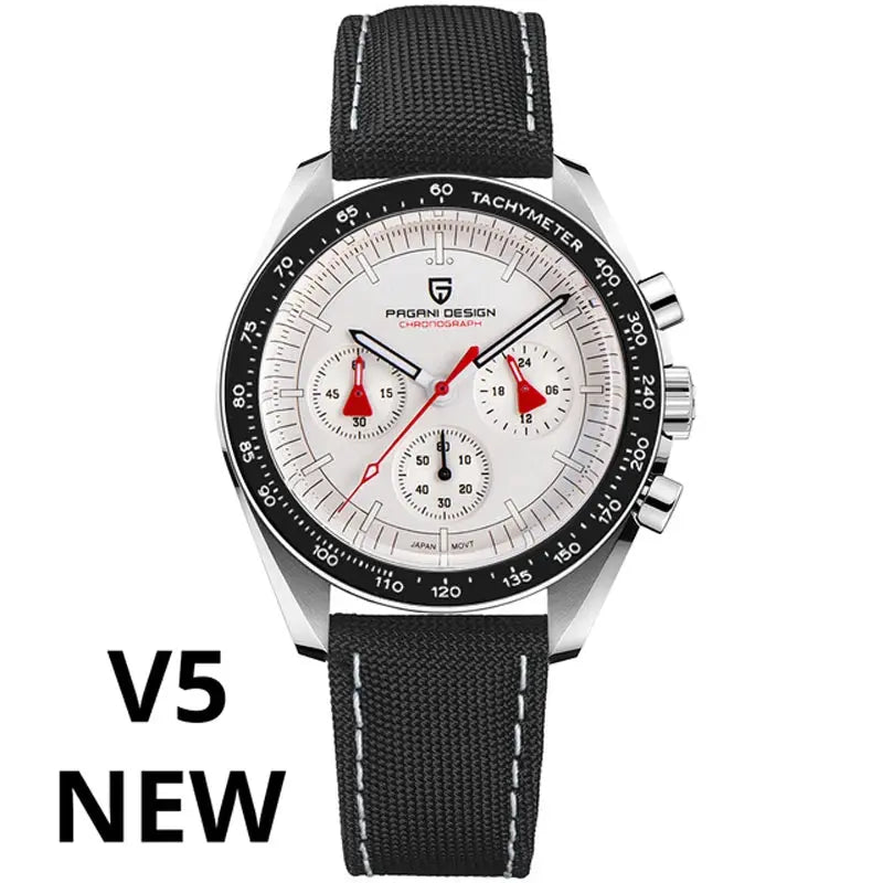 2025 New PAGANI DESIGN Moon Men's Watches Top Luxury Quartz Watch Man VK63 Chronograph Wristwatch AR Sapphire Mirror Waterproof luxecrown.co.uk