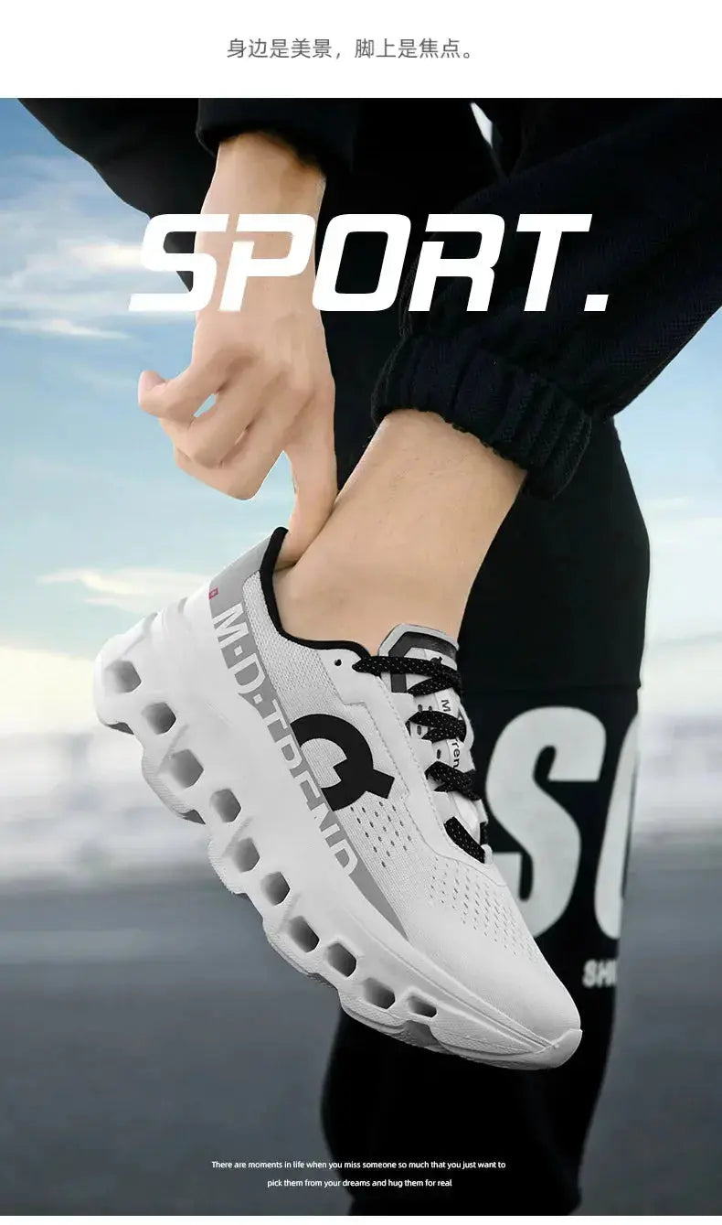 2026 Air Cushion Running Shoes Jogging Marathon Men Sports Breathable Lightweight Women's Comfortable Nonskid Leisure Sneakers luxecrown.co.uk