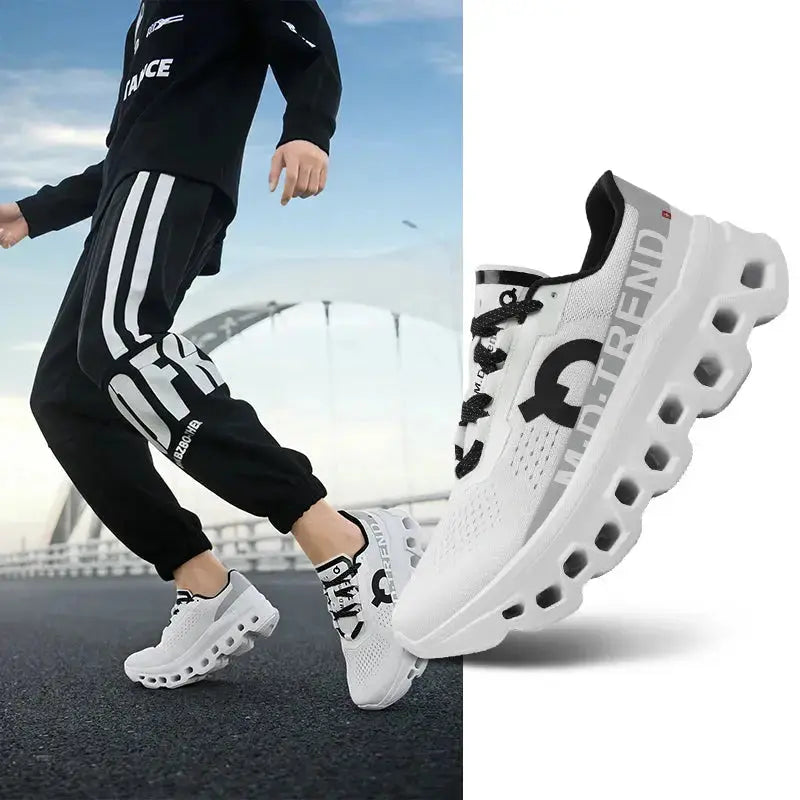 2026 Air Cushion Running Shoes Jogging Marathon Men Sports Breathable Lightweight Women's Comfortable Nonskid Leisure Sneakers luxecrown.co.uk