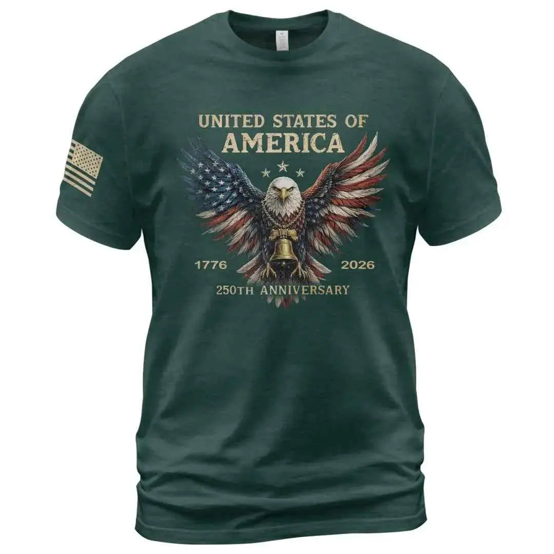 2026 European And American Cross-Border New Amazon Independent Site Men's T-Shirt Summer Digital Print Men's Short-Sleeve