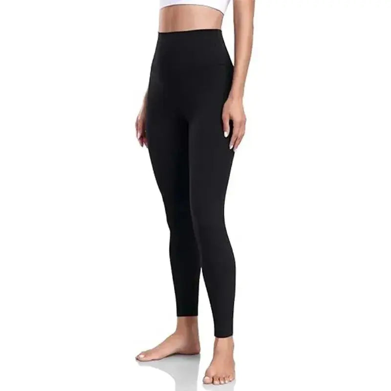 2026 Women's High-Waist Airlift Yoga Leggings Solid Color Tight Workout Pants for Pilates, Exercise Street Style luxecrown.co.uk