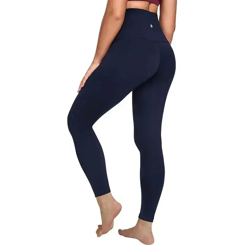 2026 Women's High-Waist Airlift Yoga Leggings Solid Color Tight Workout Pants for Pilates, Exercise Street Style luxecrown.co.uk