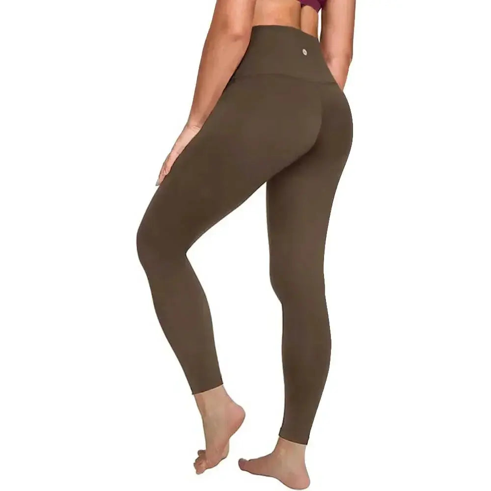 2026 Women's High-Waist Airlift Yoga Leggings Solid Color Tight Workout Pants for Pilates, Exercise Street Style luxecrown.co.uk