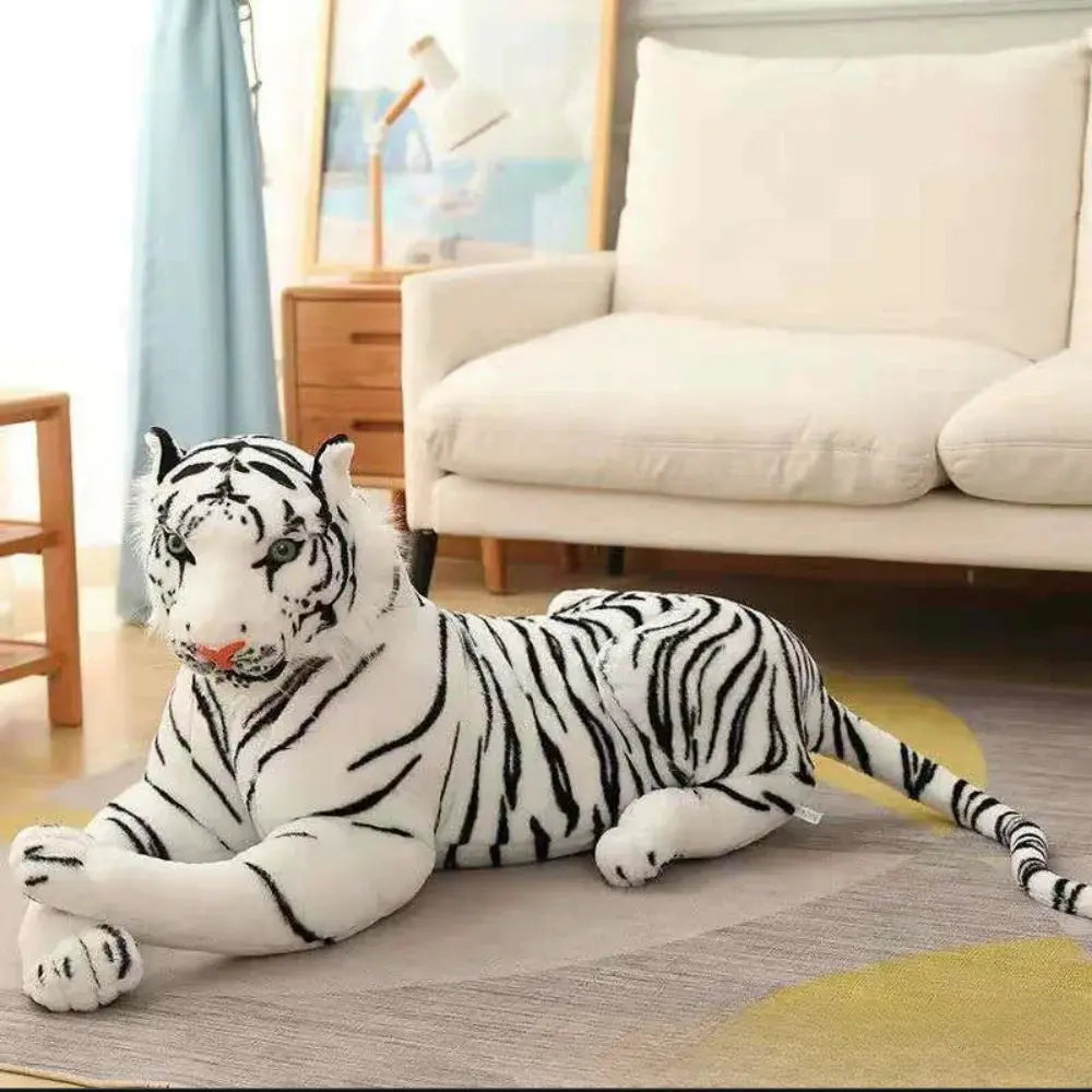 23cm simulated baby tiger plush toy filled with soft wild animals, forest tiger pillow dolls, children's boys and girls' birthda luxecrown.co.uk