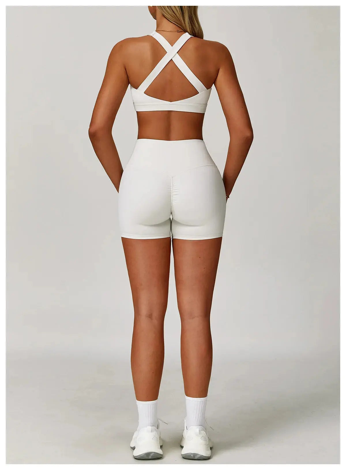 2PCS Fitness Suit Women's Tracksuit Yoga Sets Sportswear Workout Clothes Sports Bra High Waist Leggings Gym Clothing Sports Suit luxecrown.co.uk