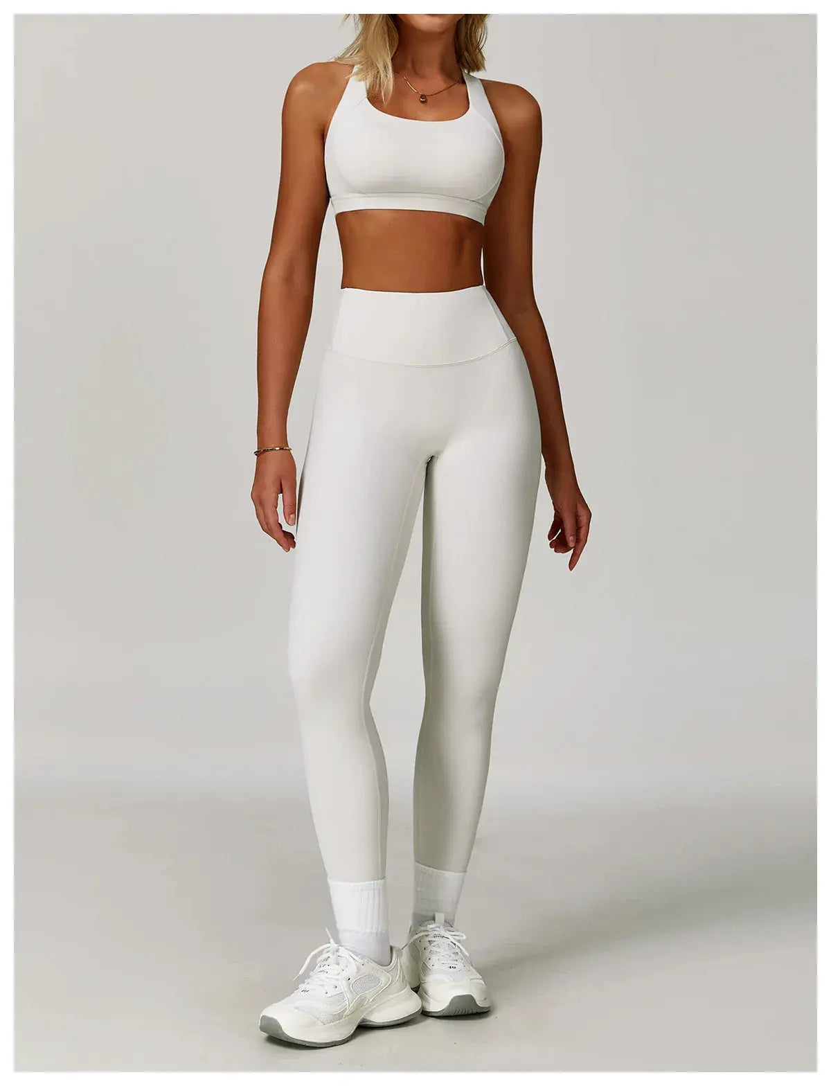 2PCS Fitness Suit Women's Tracksuit Yoga Sets Sportswear Workout Clothes Sports Bra High Waist Leggings Gym Clothing Sports Suit luxecrown.co.uk