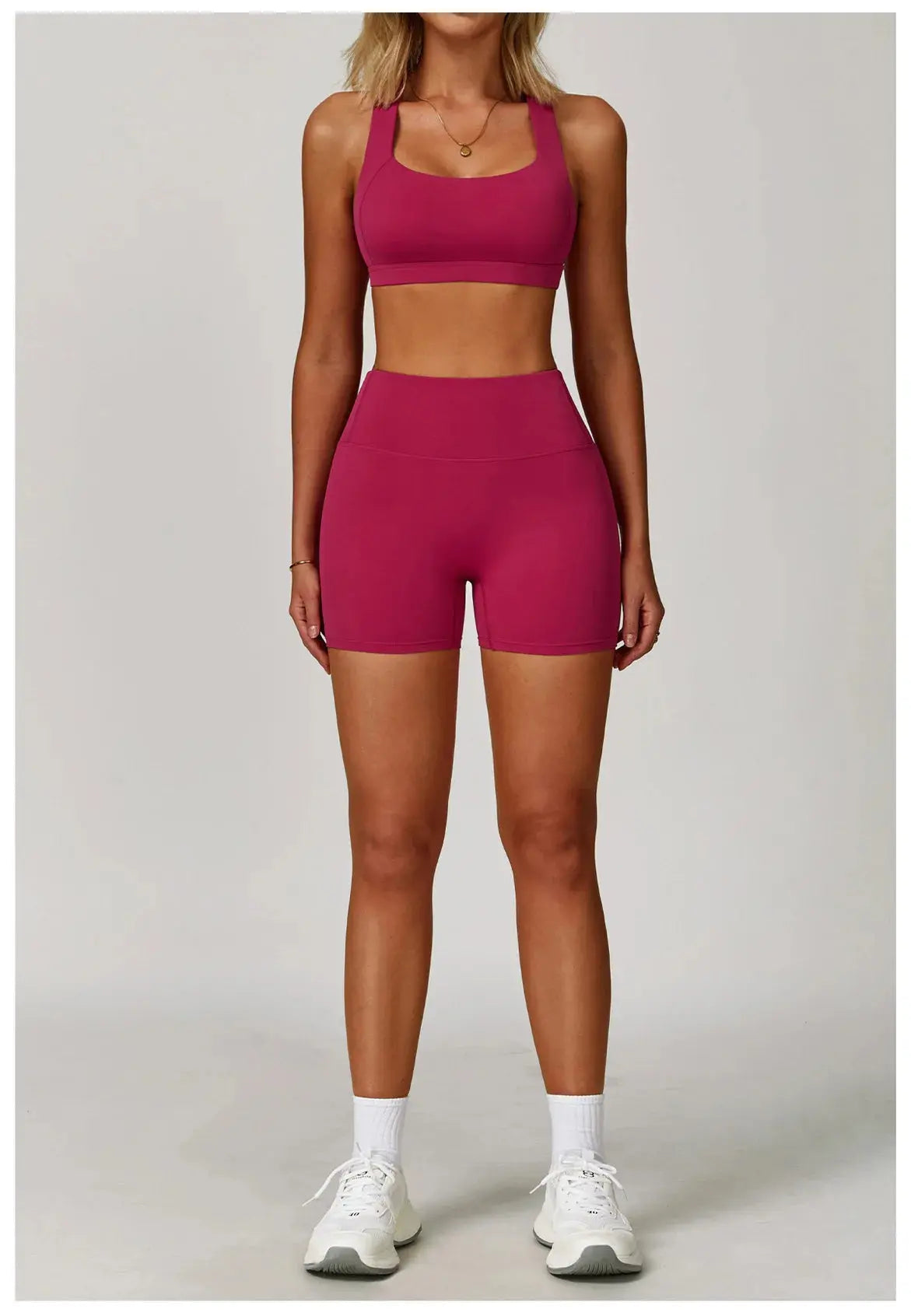 2PCS Fitness Suit Women's Tracksuit Yoga Sets Sportswear Workout Clothes Sports Bra High Waist Leggings Gym Clothing Sports Suit luxecrown.co.uk