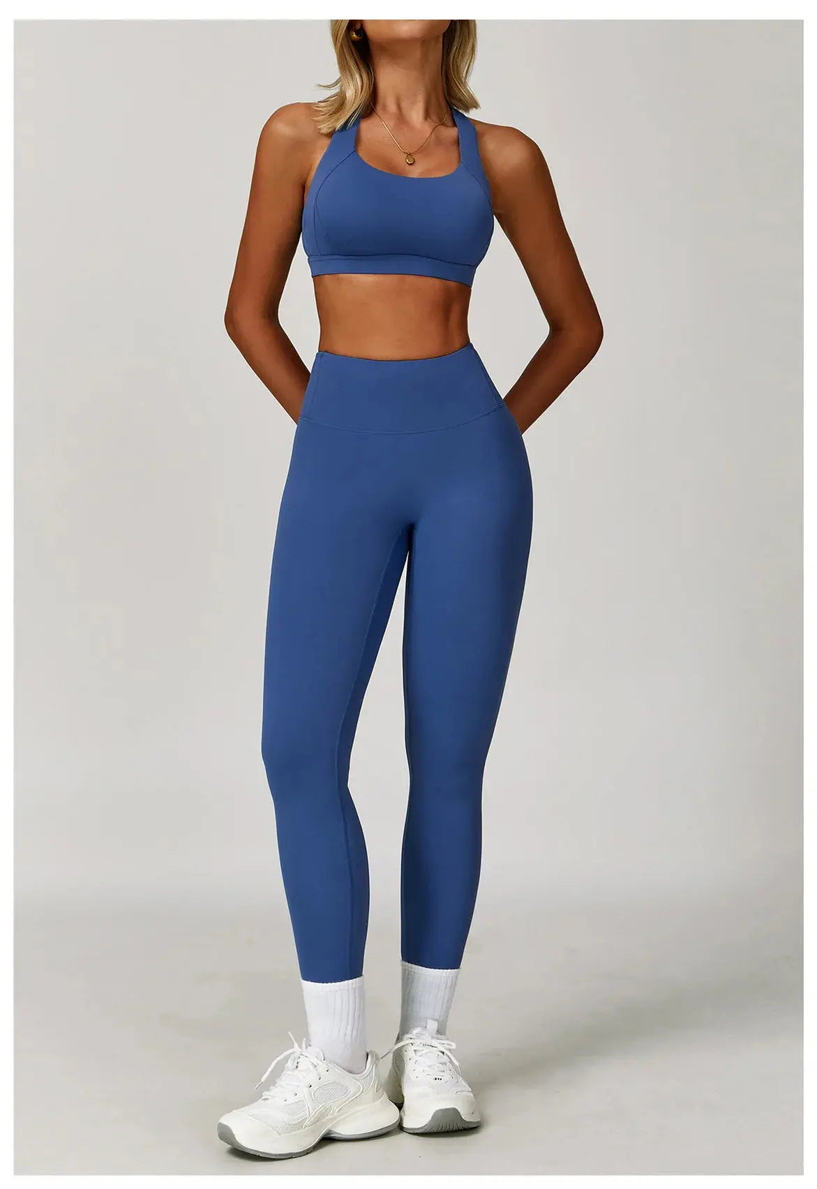 2PCS Fitness Suit Women's Tracksuit Yoga Sets Sportswear Workout Clothes Sports Bra High Waist Leggings Gym Clothing Sports Suit luxecrown.co.uk