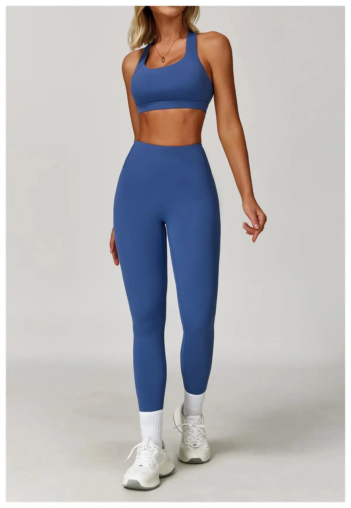 2PCS Fitness Suit Women's Tracksuit Yoga Sets Sportswear Workout Clothes Sports Bra High Waist Leggings Gym Clothing Sports Suit luxecrown.co.uk