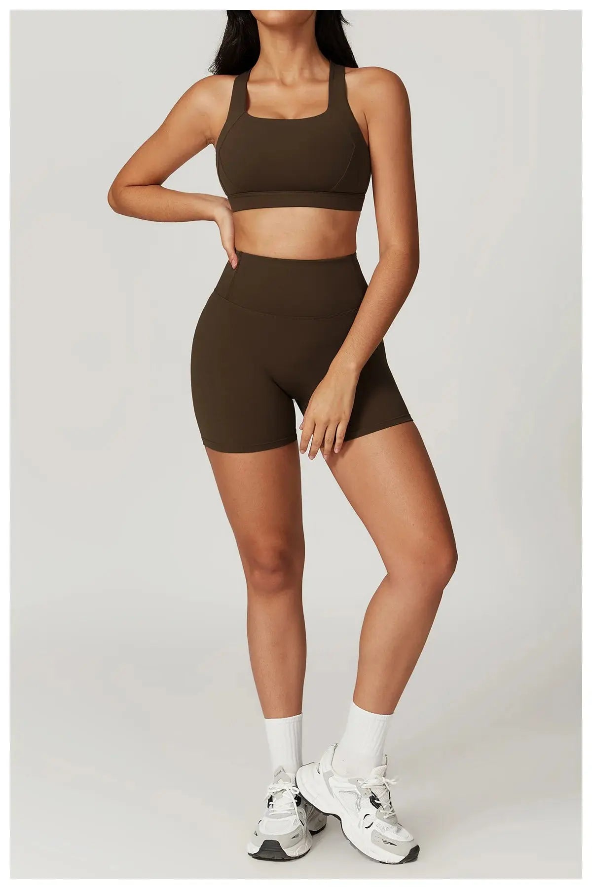 2PCS Fitness Suit Women's Tracksuit Yoga Sets Sportswear Workout Clothes Sports Bra High Waist Leggings Gym Clothing Sports Suit luxecrown.co.uk