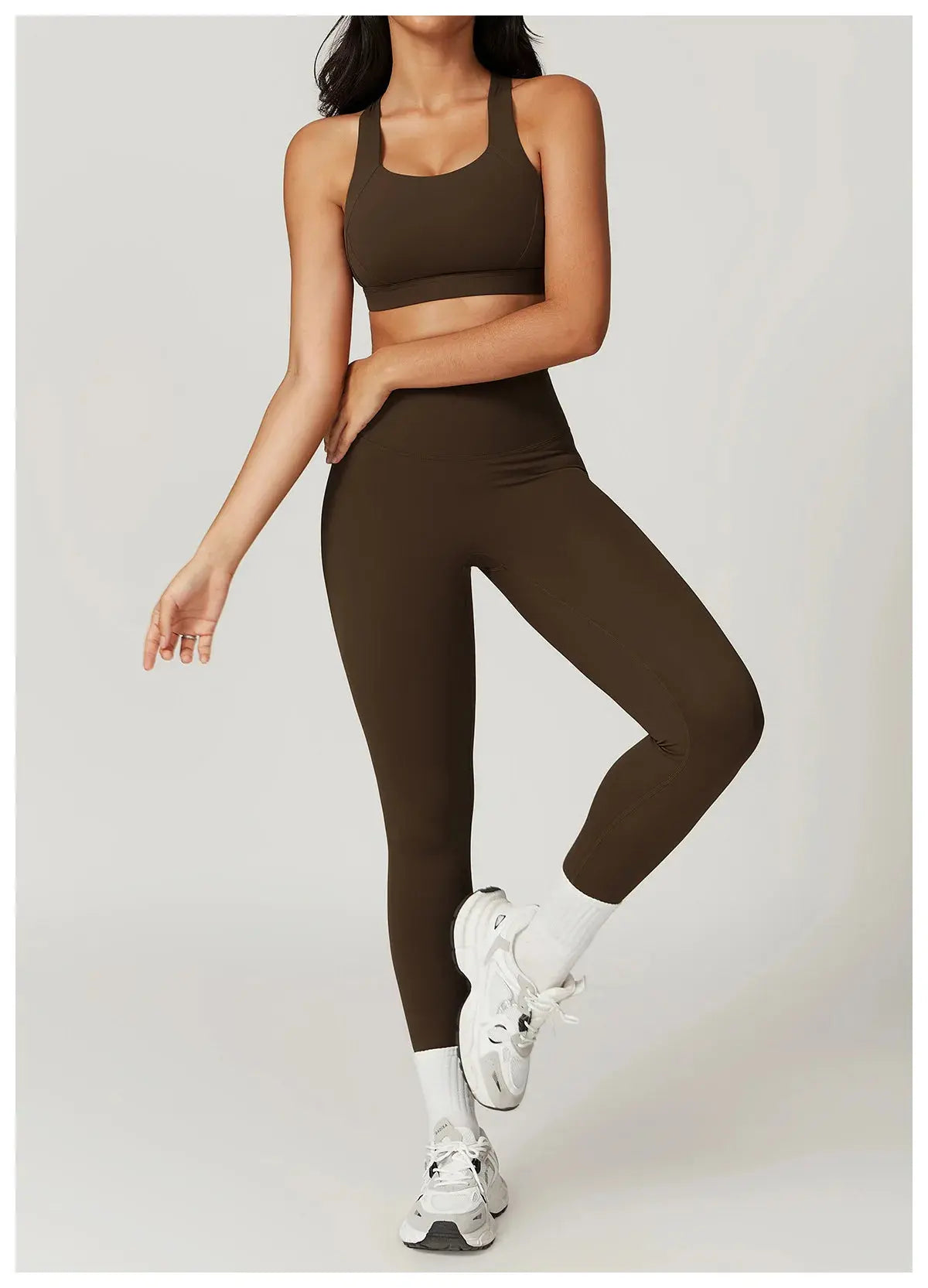 2PCS Fitness Suit Women's Tracksuit Yoga Sets Sportswear Workout Clothes Sports Bra High Waist Leggings Gym Clothing Sports Suit luxecrown.co.uk