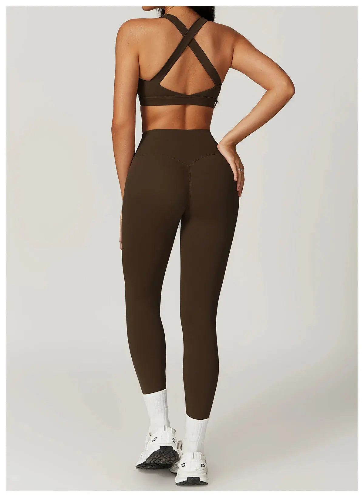 2PCS Fitness Suit Women's Tracksuit Yoga Sets Sportswear Workout Clothes Sports Bra High Waist Leggings Gym Clothing Sports Suit luxecrown.co.uk